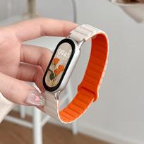 Xiaomi Band 8/9/10 Silikoninis magnetinis sportinis dirželis apyrankė For Xiaomi Band 9/NFC