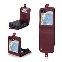 Magnetic Wallet Flip Case for Samsung Galaxy Z Flip 7 6 | Ultra Silm Design Premium Luxury Case for Samsung Galaxy Z Flip 5 4 3 Galaxy Z Flip6
