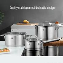 Zwilling Moment 20cm Shallow Pot & 16cm Stew Pot Set