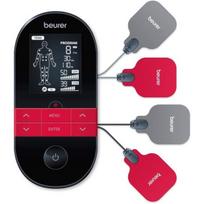 Skaitmeninis TENS/EMS prietaisas - Beurer - EM 59 - 4-in-1 elektrinė stimuliacija - 4 elektrodai - Juodas juoda