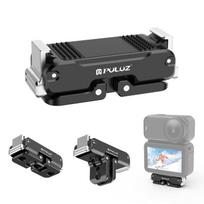For DJI Osmo Nano / Action 6 PULUZ Magnetic Metal Quick Release Base Mount (Black) juoda