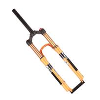 BOLANY Mountain Bike Front Fork Bicycle Single Air Chamber Front Fork for 27.5in Bike beige