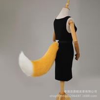 Wolf, Fox, Cat, and Dog Plush Ear Headband & Hair Clip for Cosplay - Unisex Handmade Accessory Dark Wolf