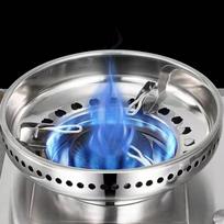 Energiją taupantis dujinis priekinis stiklas Wok žiedas Didelio patvarumo Nešiojamas Surinkimas Viryklei Viryklės Virimui Single Layer
