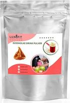 "Luxofit" karameliniai pieno išrūgų milteliai, praturtinti L-karnitinu Baltymų sveikatingumo gėrimas be aspartamo (1 kg)
