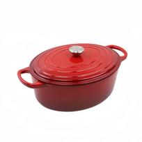 Wutuo Oval Cast Iron Enamel Dutch Oven