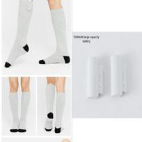 Sienos peržengiančios USB įkraunamos elektrinės šildomos kojinės žiemos sportui One Size