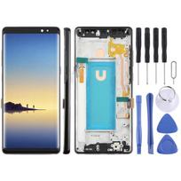 Skirta Samsung Galaxy Note 8 SM-N950F 6,25 colio TFT LCD ekranui su lietimui jautriu sluoksniu, pilnas surinkimas su rėmeliu juoda