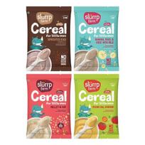 Slurrp Farm Cereal Starter Combo be pridėto cukraus ir druskos | Pagaminta iš ragi, avižų, sorų, tikrų vaisių, daržovių, lęšių | Lengva paruošti | 50 g*4 200GM