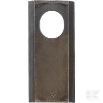 Žoliapjovės peilis LH/RH 90x42x4mm ovalios angos 24,0x20,5mm Tinka Kongskilde JF/Stoll 25 pack 2220101BKR