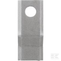 Žoliapjovės peilis LH/RH 120x50x4mm anga Ø21mm Tinka Pöttinger 25 pack 434122KR
