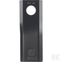 Vejapjovės peilis RH 122x45x4mm anga Ø18,25mm Tinka Kuhn/Claas/John Deere/New Holland 25 pak. 56451300KR