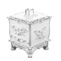 Item Storage Shatterproof Useful 3 Grids Ultra-light Toothpick Storage Box Desktop Decor Cotton Swab Box