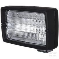 Darbinė lempa halogeninė, 55W, stačiakampė, 12/24V, balta, 153x92x118mm, Hella 1GA005060001
