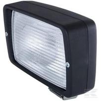 Darbinė lempa halogeninė, 55/70W, stačiakampė, 12/24V, balta, 154x77x128mm, AMP jungtis, Hella 1GA006876001