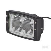 Darbinių žibintų prožektorius halogeninis, 55/70W, stačiakampis, 12/24V, skaidrus, 182x102 mm, AMP jungtis, Hella 1GB996080021