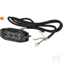Mirksintis įspėjamasis žibintas, geltonas, 3 LED LA20073