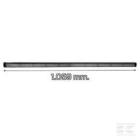 Įspėjamoji šviesos juosta, 12/24V, geltona, tvirtinama varžtais, 1059x32x53 mm, Multiflash, 10 x 6 LED, Kramp 1603140737KR