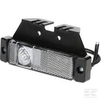 LED gabaritinis žibintas, stačiakampis, 12–24V, 130x57x43 mm, Kramp LA30143