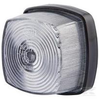 Gabaritinis žibintas 5W, kvadratinis, 12V, skaidrus, tvirtinamas varžtais, 62x40x62 mm, Hella 2PF003057041