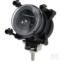 Priekinis žibintas LED, 25/5W, apvalus, 10–30V, Ø90 mm, tolimosios, gabaritas, H9 jungtis, Kramp LA80090