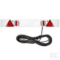 LED priekabos šviesų lenta 12V 1,2 m, 7 m kabelis, 7 kontaktų kištukas Vapormatic VLC6128