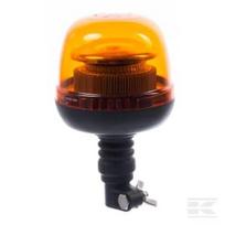 Įspėjamasis švyturėlis LED, 24W, 12–24V, geltonas, tvirtinimas ant lankstaus strypo, Ø128 mm x 215 mm, Kramp LA20020