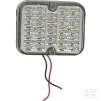 LED atbulinės eigos žibintas, 3W, kvadratinis, 12V, 100x80,7x30 mm, gopart LA91262GP