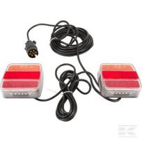 LED žibintų komplektas, magnetinis, 7,5 m kabelis LA65013