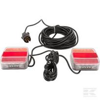 LED žibintų komplektas, magnetinis, 12 m kabelis LA65014