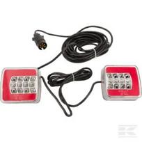 LED žibintų komplektas, tvirtinamas, 7,5 m kabelis LA65009KR