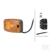 LED gabaritinis žibintas, stačiakampis, 9/36V, geltonas, tvirtinamas varžtais, 111x67x72,5 mm, 3 LED, Hella ValueFit 2PS357008011