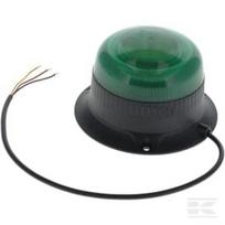 Švyturėlis LED, žemo profilio, 15W, 12–24V, žalias, tvirtinamas varžtais, Ø86x67 mm LA20094G