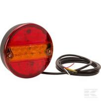 Daugiafunkcė galinė lempa LED, apvali, 12V (integruota varža), Ø142mm, Kramp LA40039
