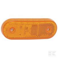 LED gabaritinis žibintas, stačiakampis, geltonas, tvirtinamas varžtais, 40x114mm, Waś 14003005340