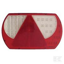 Galinė lempa RH LED, 9/10.3W, stačiakampė, 12/24V, balta/raudona/geltona/mėlyna, tvirtinama varžtais, 237x29x140mm, 47 LED LA260120