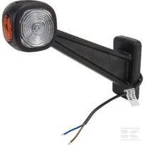 Gabaritinis žibintas LH LED, 12/24V, raudona/balta/geltona, tvirtinamas varžtais, Britax L450210LMV