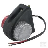 Gabaritinis žibintas LED, 12V, skaidrus/raudonas, tvirtinamas varžtais, Britax L428104L12V