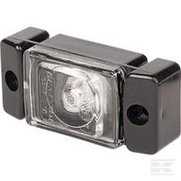 Gabaritinis LED žibintas stačiakampis, 12/24V, skaidrus, tvirtinamas varžtais, 72x32 mm, Waś 1400690830