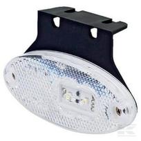 Gabaritinis LED žibintas ovalus, 12/24V, skaidrus, tvirtinamas varžtais, 102x46 mm, Waś 1400300309Z