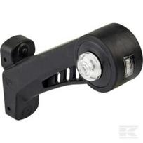 Gabaritinis žibintas LH LED, apvalus, 12/24V, geltona/raudona/balta, tvirtinamas varžtais, 180x161mm, Waś 1400300567L