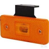 Gabaritinis žibintas LED, stačiakampis, 12/24V, geltonas, tvirtinamas varžtais, 116x21x66mm, Waś 1400690550