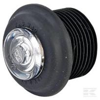 Gabaritinis žibintas LED, apvalus, 12/24V, skaidrus, tvirtinamas varžtais, Ø29mm, Waś 1400300669
