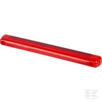 Gabaritinis žibintas LED, stačiakampis, 12/24V, raudonas, tvirtinamas varžtais, 237x22mm, Waś 1400300770