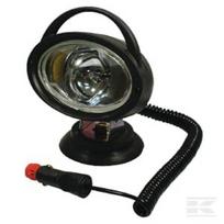Darbinis žibintas halogeninis, ovalus, 12V, skaidrus, magnetinis, Ajba LA28011