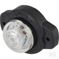 Gabaritinis žibintas LED, citrininis, 12/24V, skaidrus, tvirtinamas varžtais, 57x45mm, Waś 1400690310