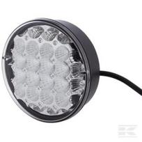 Galinė lempa LED, 4.50W, apvali, 12/24V, geltona/skaidri, tvirtinama varžtais, Ø122.5mm, 24 LED, Hella 2SD344200001