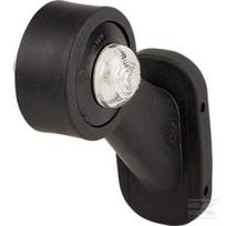 Gabaritinis žibintas LH LED, apvalus, 12/24V, skaidrus, tvirtinamas varžtais, 132x83x108mm, Waś 1400699601