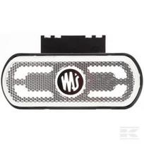 Gabaritinis žibintas LED, baltas, stačiakampis, 12-24V, 133.8x53x25mm, "SAFETY LINE", Kramp LA30080