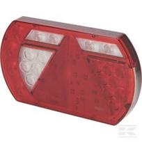 Daugiafunkcė galinė lempa kairės pusės LED, 12V, 236x140x24.3mm, Bayonet 5-pin, Kramp L26060P5LH1